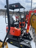 AGT NT18K Mini Excavator w/ Kubota Diesel Motor, blade, and Thumb