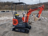 AGT MX15R gas Mini Excavator w/ blade and thumb