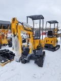 AGT MX12R Mini excavator w/ thumb, and blade