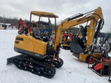 AGT MX50R Gas Mini excavator w/ blade and Hydraulic thumb