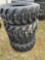(4) Forerunner 10-16.5 SKS1 Skid Steer tires
