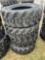 (4) Forerunner 10-16.5 SKS1 Skid Steer tires