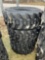 (4) Forerunner 10-16.5 SKS1 Skid Steer tires