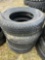(4) ST205/75R15 Radial Trailer tires