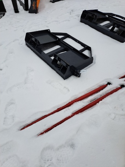 Two Prong bale spear attachment