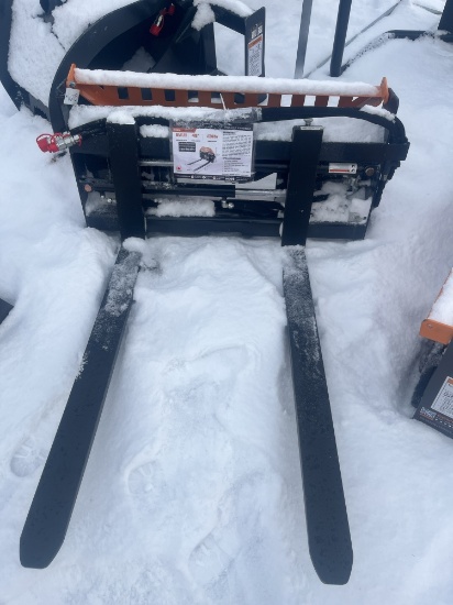 Wolverine 48" hydraulic fork attachment