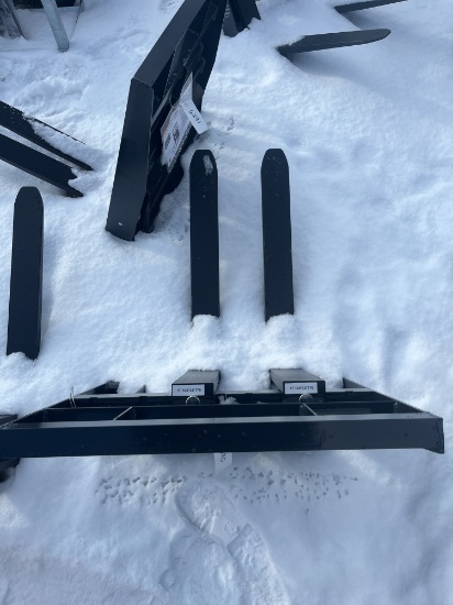 Wolverine Mini skid steer fork attachment
