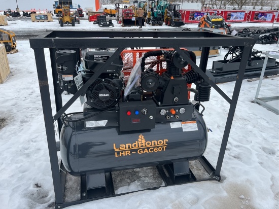 Landhonor 60 gal. Gas Air Compressor