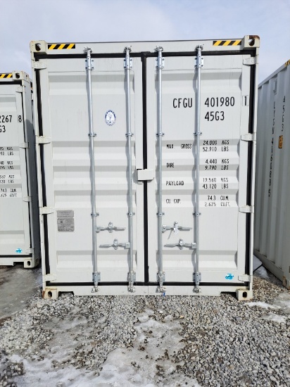 40' High Cube Container w/ 4 Side doors