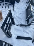 Wolverine Mini skid steer fork attachment