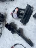 Mini Skid Steer Auger attachment w/ 12