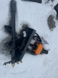 Mini Skid Steer Auger attachment w/ 12