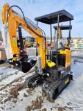 Miva VA15 Mini Excavator w/ Blade, Thumb & Pilot Controls