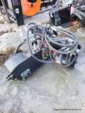 Giyi Mini Skid Loader Stump Grinder w/ Hydraulic Side Swing
