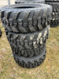 (4) Forerunner 10-16.5 SKS1 Skid Steer tires