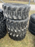(4) Forerunner 12-16.5 SKS1 Skid Steer tires