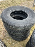 (4) ST235/80R16 Radial Trailer tires