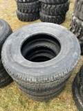 (4) ST225/75R15 Radial Trailer tires