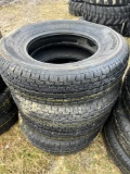 (4) ST205/75R15 Radial Trailer tires