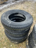 (4) ST205/75R15 Radial Trailer tires