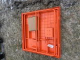 Pallet fork mount safety basket
