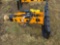 GIYI Skid steer post driver attachment w/tool box