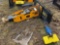 GIYI Skid steer post driver attachment w/tool box