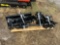 8 Piece Excavator attachment set