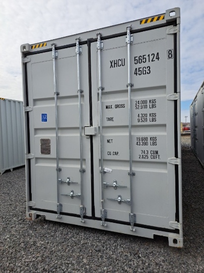 40' High Cube Container w/ 2 side doors