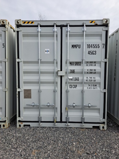 40' High Cube Container w/ 4 side doors