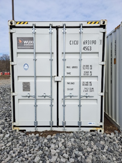 40' High Cube Container w/2 Side Doors