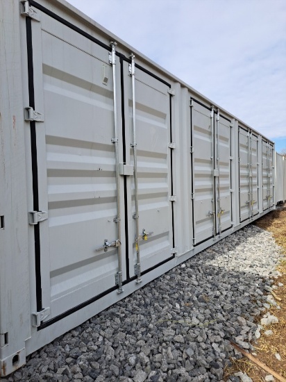 40' High Cube Container w/ 4 Side Doors