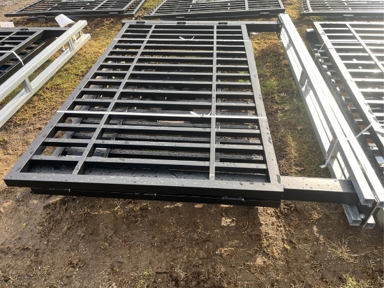 All-Metal 20 ft x 7 ft Metal Farm Gate