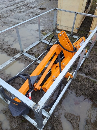 3 point Round bail unroller attachment