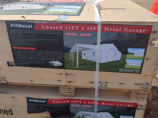 All metal  42' x 30 Metal storage shed