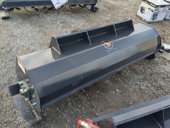 Wolverine 86" Skid Steer Hydraulic Rotary Tiller Attachment