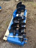 GIYI Skid Steer Auger attachment 8,12, and 16 inch bits