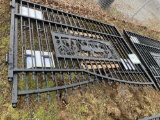 All-Metal 20 ft Bi-Parting Wrought Iron Gate