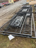 All-Metal 20 ft Bi-Parting Wrought Iron Gate
