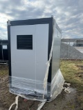 All-Metal Portable Restroom 7 ft 4 in x 5 ft