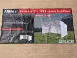 All metal  20' x 12' Livestock shed