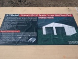 All metal  33' x 25' Double Garage