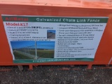 All metal Galvanized chain link fence 6.5FT(H)x500FT(L)