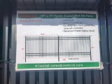 All metal 10 ft x 7 ft Powder Coated Steel Site Fence