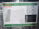 6 ft 5 in x 7 ft 8 in  Mesh Fencing (9 rolls)