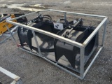 Wolverine Skid Steer Grapple Bucket Attachment