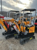 Miva VA13 Mini Excavator w/ thumb, blade, and canopy