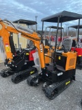 Miva VA15 Mini Excavator w/ thumb, blade, and canopy