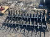 Skid Steer Root Rake Attachment
