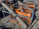 Land Honor Skid Steer Double Discharge Concrete Mixer Attachment